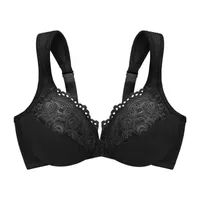 Glamorise Low Cut WonderWire® Lace Underwire Bra- 1240