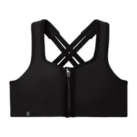 Glamorise® Zip Up Front Closure Sports Bra -9266