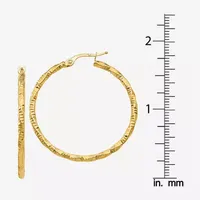 Made in Italy 14K Gold 35mm Hoop Earrings