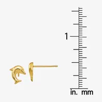 Made in Italy 14K Gold 9mm Stud Earrings