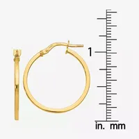 Made in Italy 14K Gold 23mm Hoop Earrings