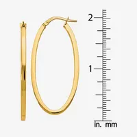 Made in Italy 10K Gold 41mm Hoop Earrings