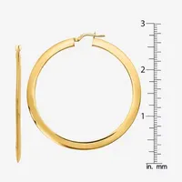 Made in Italy 14K Gold 55mm Hoop Earrings