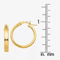 Made in Italy 14K Gold 19.7mm Hoop Earrings