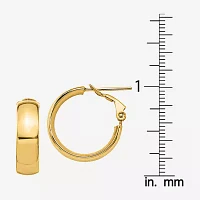 Made in Italy 14K Gold 20mm Hoop Earrings