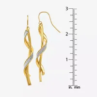 14K Gold Drop Earrings