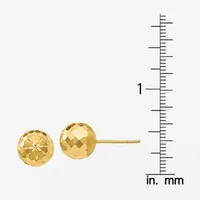14K Gold 9mm Ball Stud Earrings