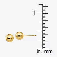 10K Gold 5mm Ball Stud Earrings