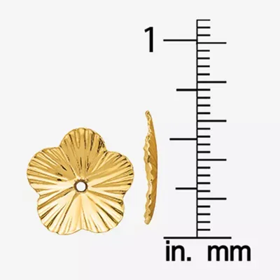 14K Gold Flower Earring Jackets