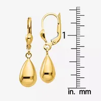 14K Gold Ball Drop Earrings