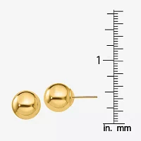 14K Gold 10mm Ball Stud Earrings