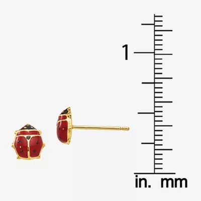 Made in Italy 14K Gold 5.5mm Stud Earrings