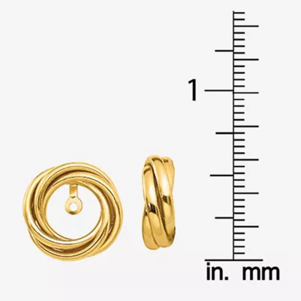 14K Gold Knot Earring Jackets