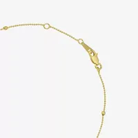 10K Gold Inch Solid Cable Ankle Bracelet