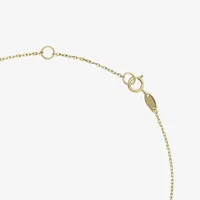 10K Gold 10 Inch Solid Cable Ankle Bracelet