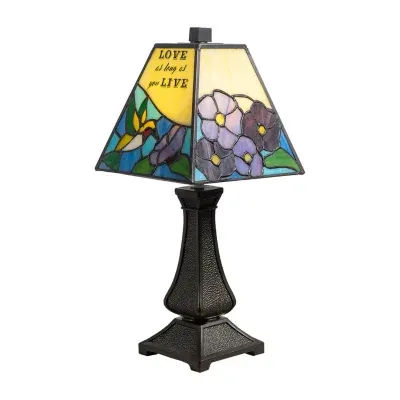 Dale Tiffany Inspirational Garden Accent Desk Lamp
