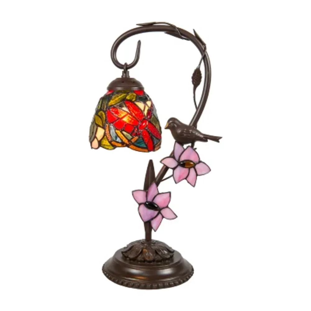 Dale Tiffany Cypress Bird Accent Desk Lamp