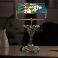 Dale Tiffany Dragonfly Bankers Accent Desk Lamp