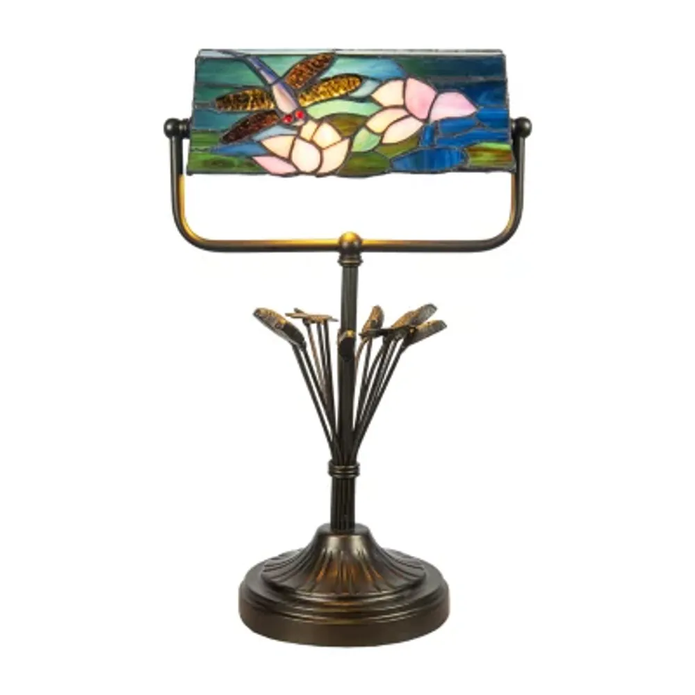 Dale Tiffany Dragonfly Bankers Accent Desk Lamp