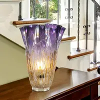 Dale Tiffany Art Glass Vase Accent Desk Lamp