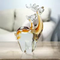 Dale Tiffany Arroyo Deer Art Glass Sculpture Christmas Figurine