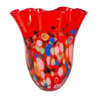 Dale Tiffany Alton Trail Art Glass Vase