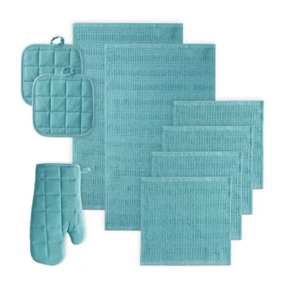 Martha Stewart Waffle 6-pc. Kitchen Towel Set, Color: Red - JCPenney
