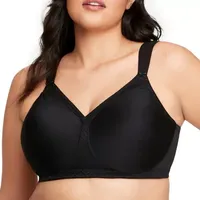 Glamorise Womens Magiclift Seamless T-shirt Wirefree Bra 1080 Café