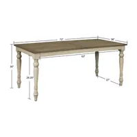 Martha Stewart Fiona Rectangular Dining Table