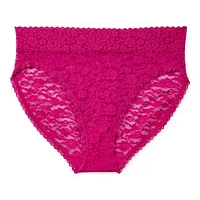 Ambrielle Everyday Lace High Cut Panty