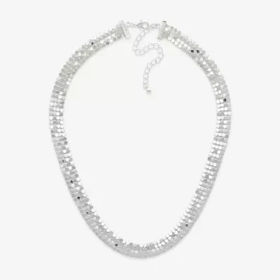 Bold Elements 18 Inch Mesh Collar Necklace