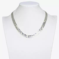 Bold Elements 18 Inch Mesh Collar Necklace