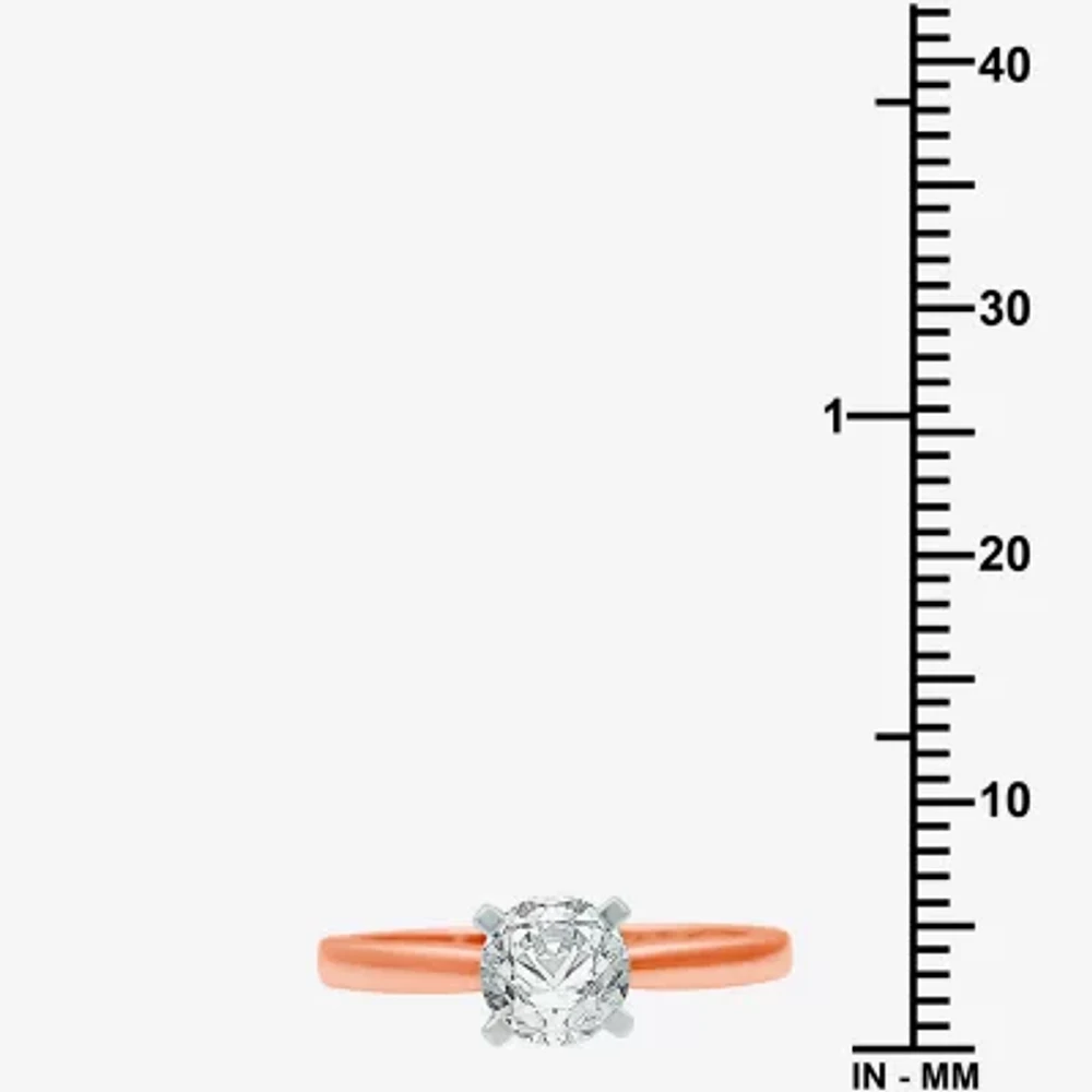 1 CT. Lab-Grown (G / SI2) Diamond Round Solitaire Engagement Ring 10K Gold