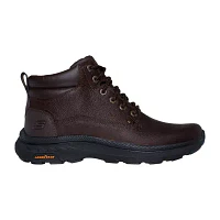 Skechers Mens Pollard Lanser Flat Heel Lace Up Boots