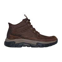 Skechers Hands Free Slip-Ins Mens Respected 2.0 Flat Heel Lace Up Boots