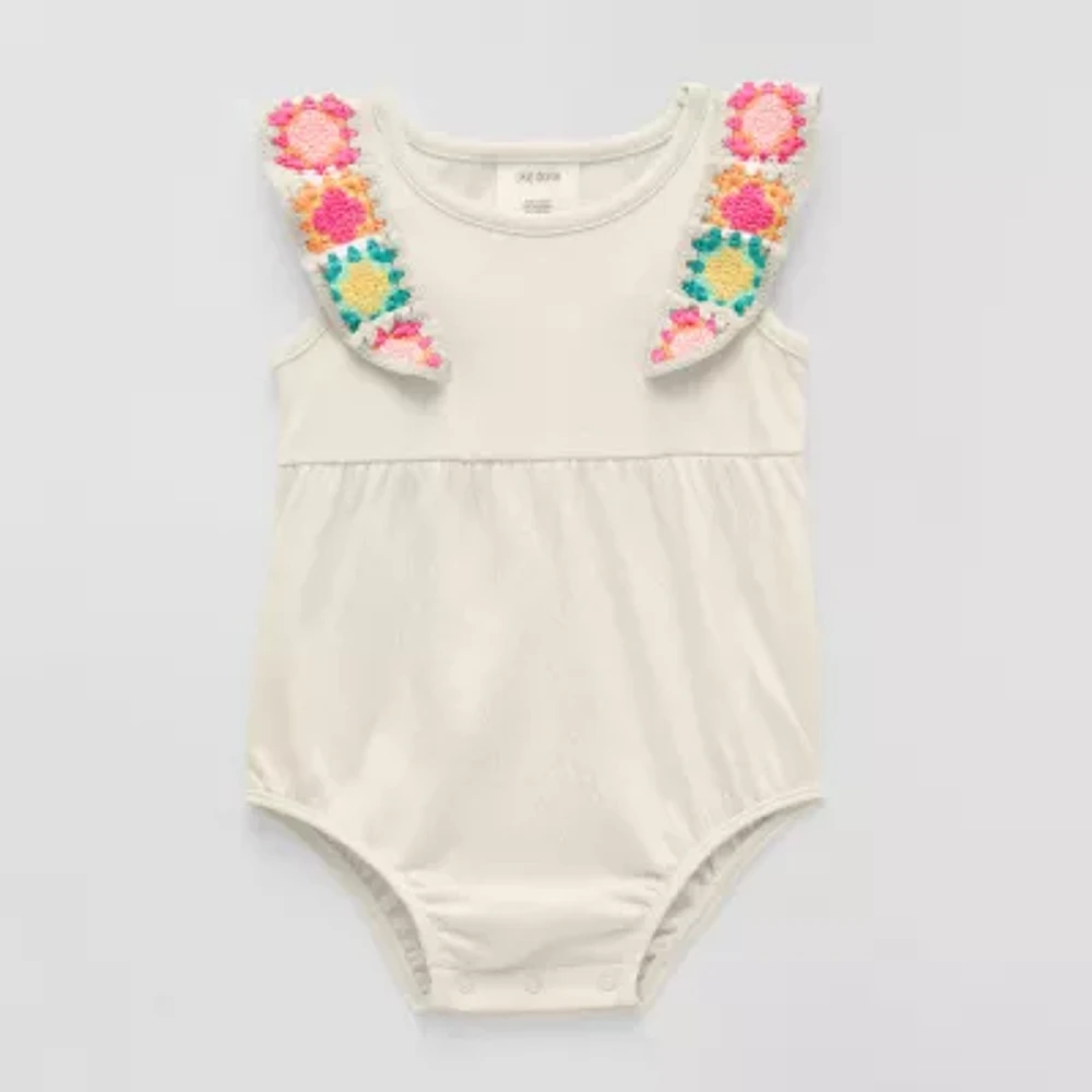Okie Dokie Baby Girls Sleeveless Romper