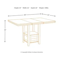 Signature Design by Ashley® Towson 5-Pc Counter Height Dining Set