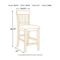 Signature Design by Ashley® Towson 5-Pc Counter Height Dining Set