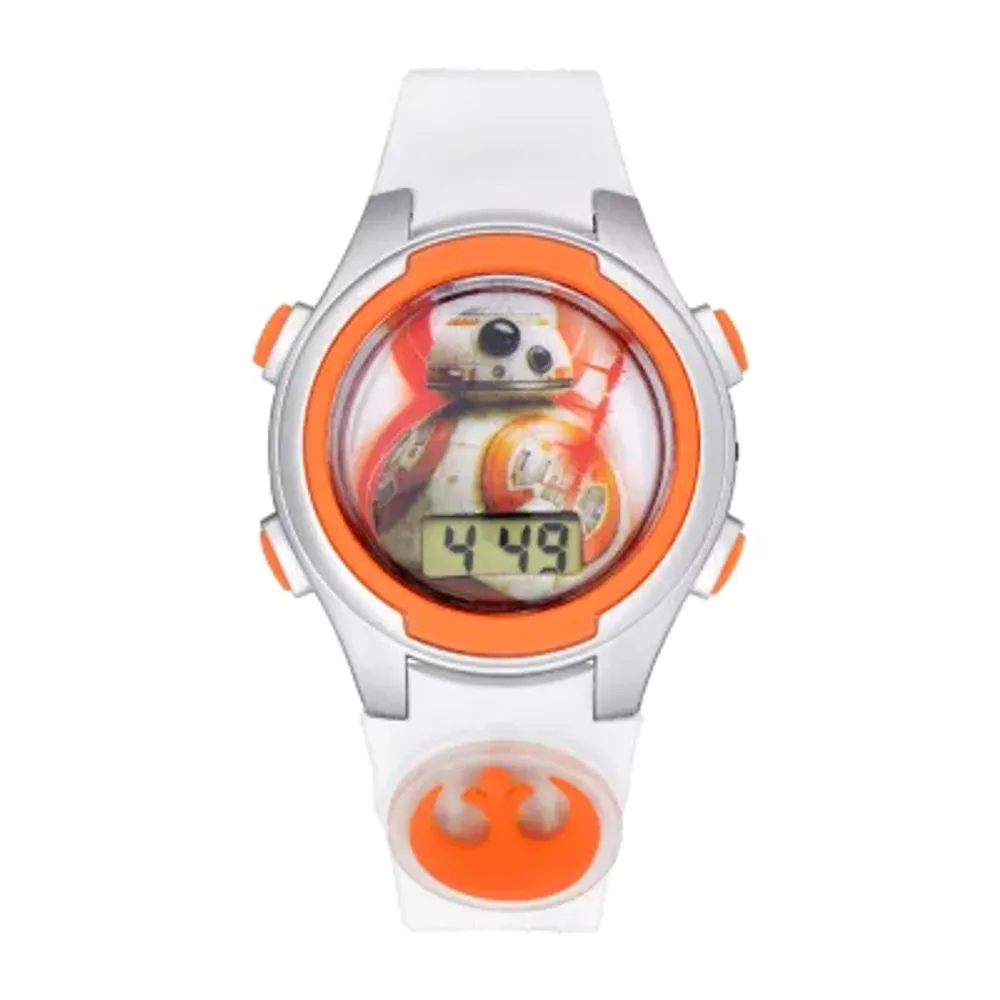 Star Wars Boys White Strap Watch Swj4031jc