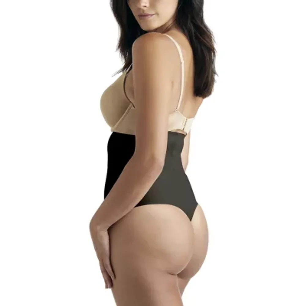 Ambrielle Wonderful Edge® Back Magic® High-Waist Shape Your Curves Shapewear Thong 129-0121