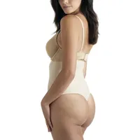 Ambrielle Wonderful Edge® Back Magic® High-Waist Shape Your Curves Shapewear Thong 129-0121