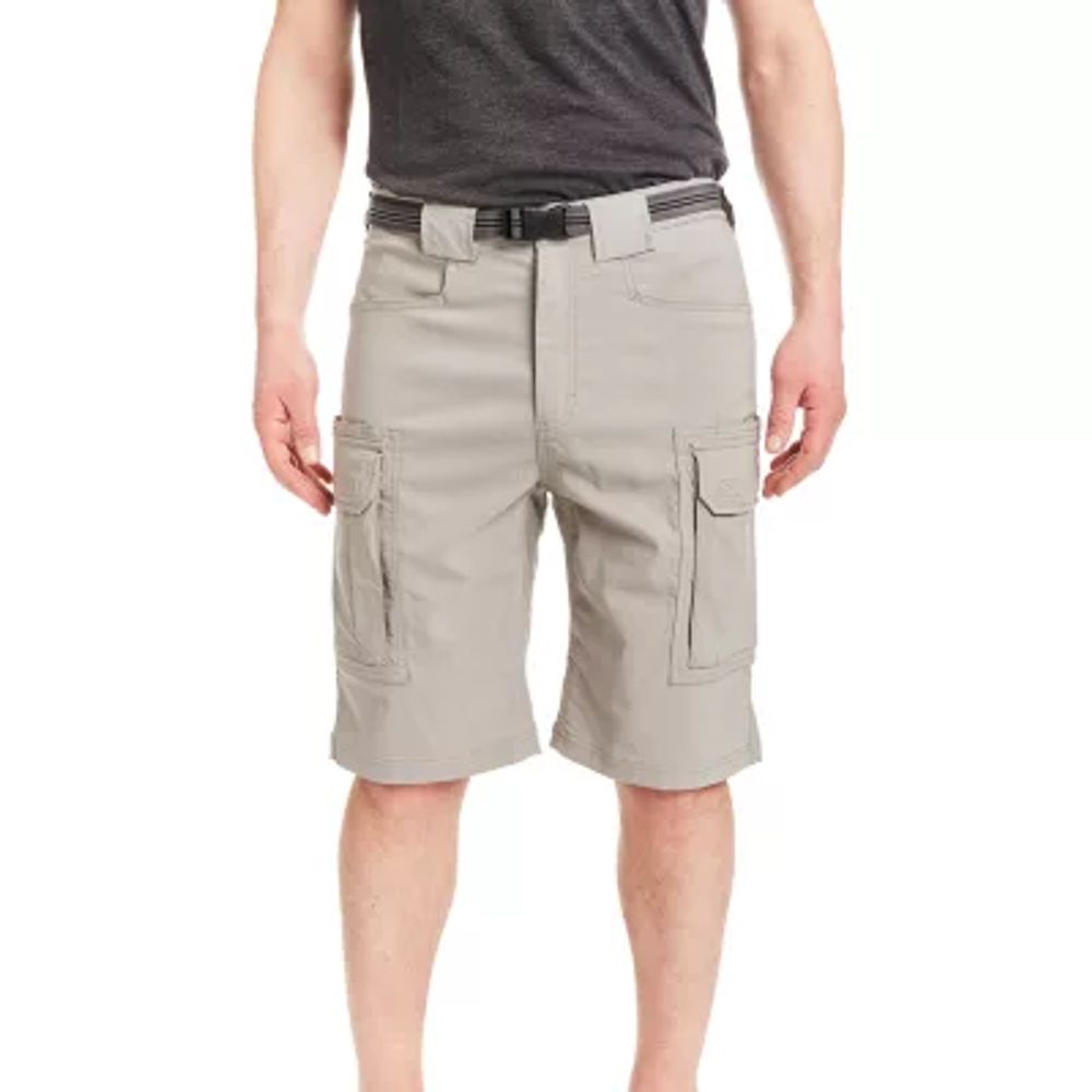 Smiths Workwear Belted Mens 11 1/2" Mid Rise Stretch Fabric Cargo Short