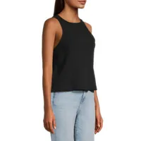 a.n.a Womens Round Neck Sleeveless Tank Top