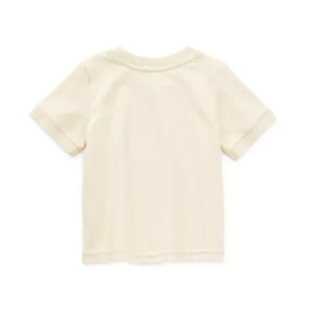 Okie Dokie Baby Boys Crew Neck Short Sleeve Graphic T-Shirt