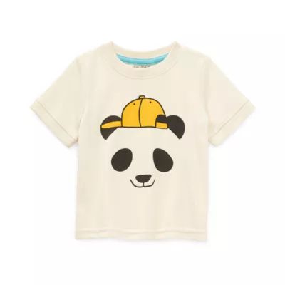 Okie Dokie Baby Boys Crew Neck Short Sleeve Graphic T-Shirt