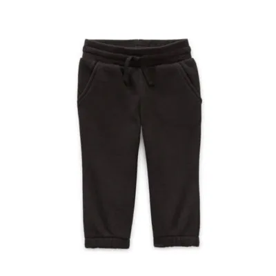 Okie Dokie Baby Boys Jogger Cuffed Fleece Sweatpant