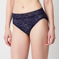 Ambrielle Everyday Lace High Cut Panty