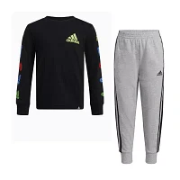 adidas Toddler Boys 2-pc. Pant Set