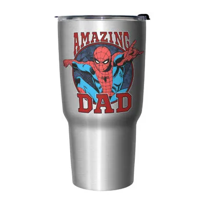 Disney Collection Spiderman Amazing Dad 27 Oz Stainless Steel Travel Mug