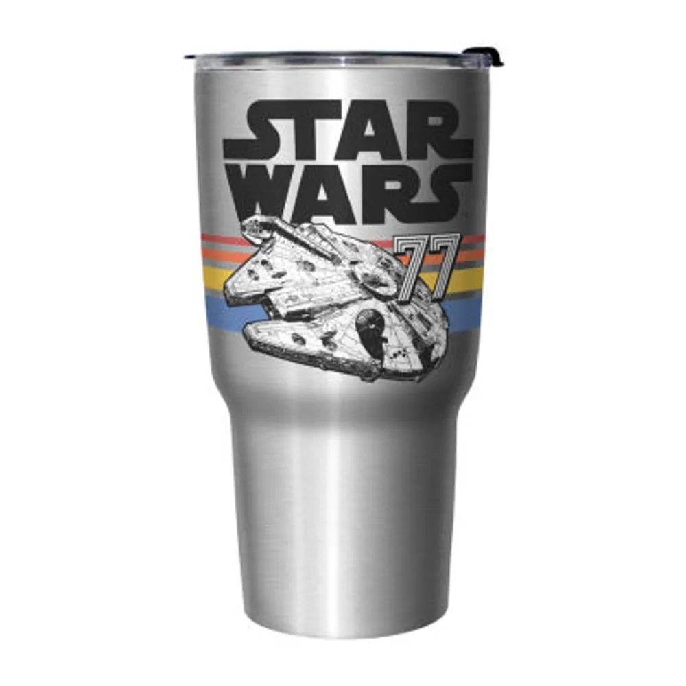 Disney Collection Star Wars Vintage Falcon Stripes 27 Oz Stainless Steel Travel Mug